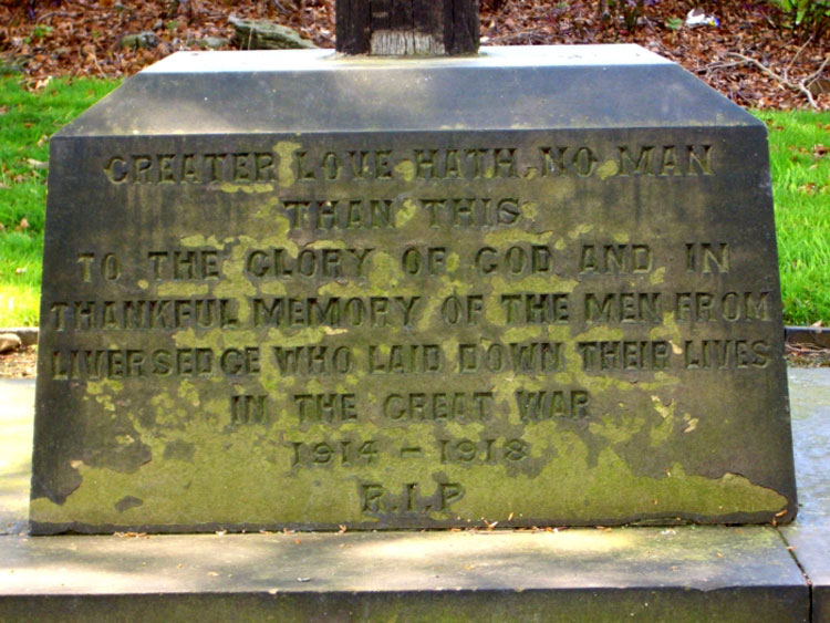 The First World War Calvary Outside Christ Church, Liversedge