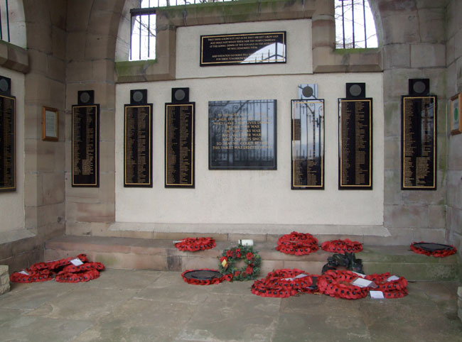 The War Memorial for Longton, Stoke-on-Trent.