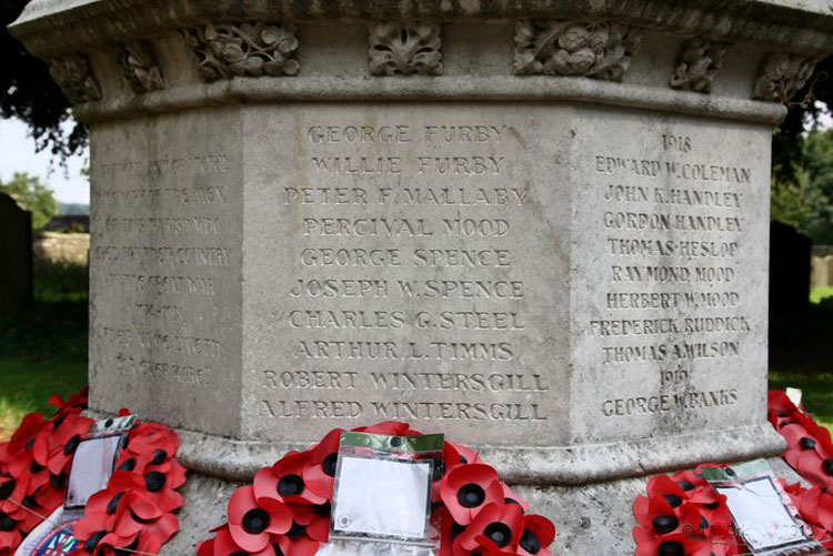 1917 (part) and 1918 Commemorations on the Masham War Memorial