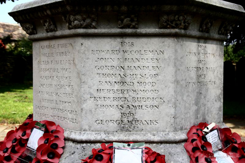 1918 Commemorations on the Masham War Memorial