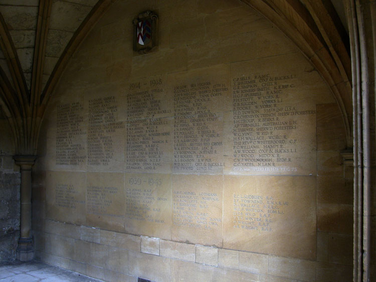 The War Memorial for Merton College, Oxford (2)