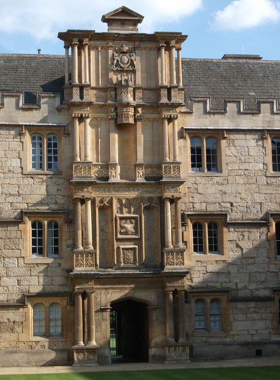 The Fellow's Quadrangle, Merton College Oxford