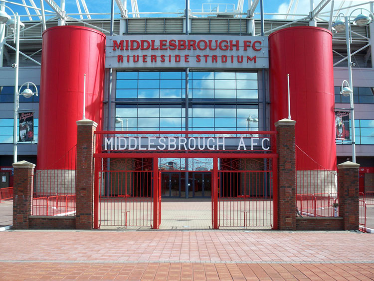 The Gates from the old Ayrsome Park stadium, Outside the Riverside Stadium