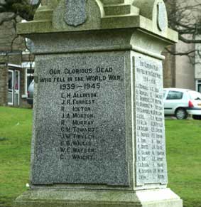 The dead of the Second World War.