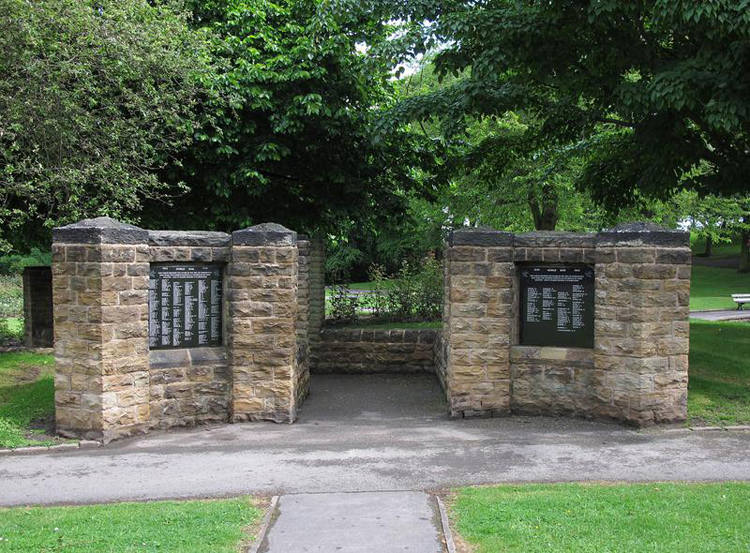 The Recent Stone Gateway Addition to the Normanton War Memorial
