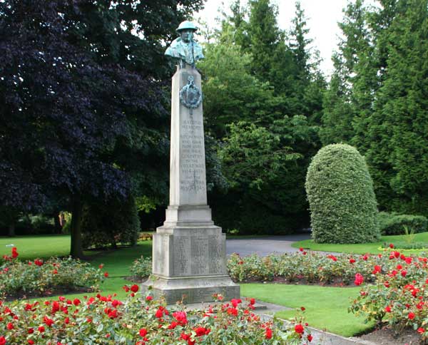 The War Memorial in Ripon's Spa Gardens