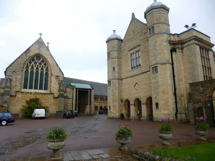 Uppingham School Chapel (left) and Main Hall (right)