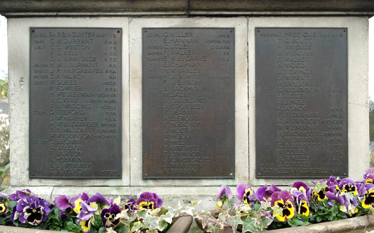 The Wetherby War Memorial - 2