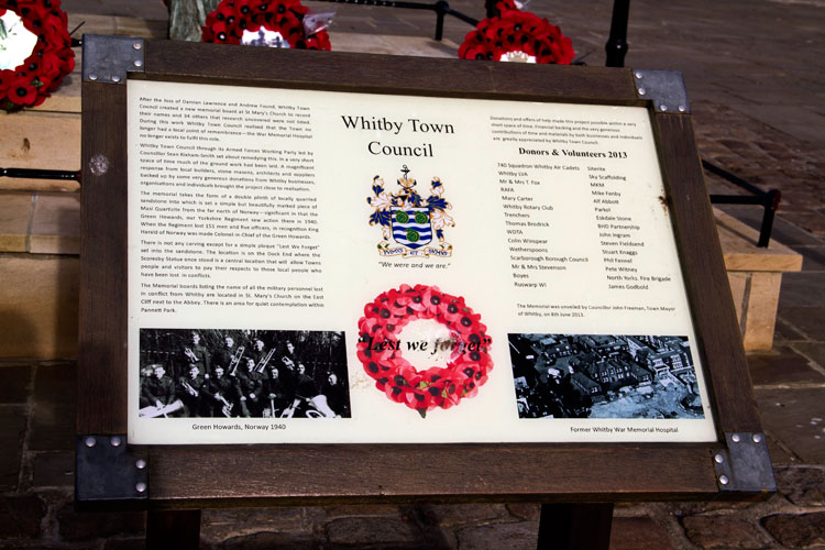 The Whitby Town War Memorial
