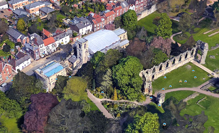 St. Olave's Church, York, Adjacent to the Ruins of St. Mary's Abbey
