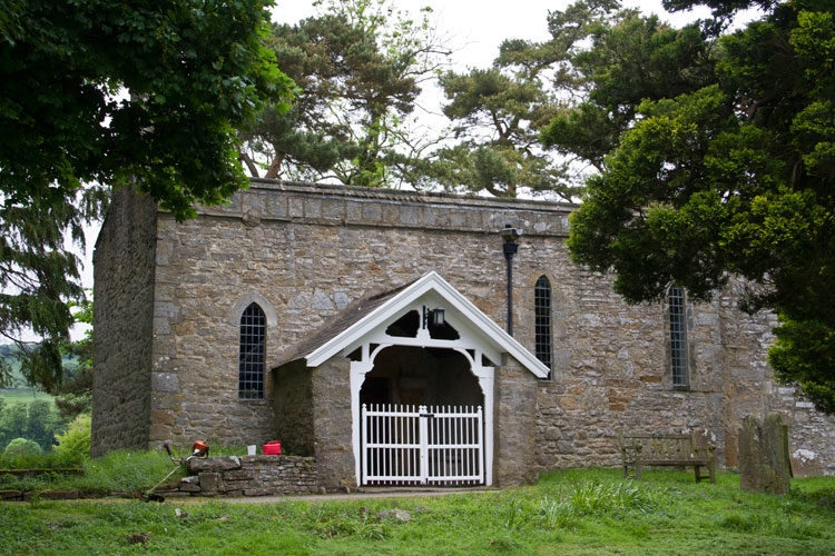 St. Mary's Church, Redmire - the entrance