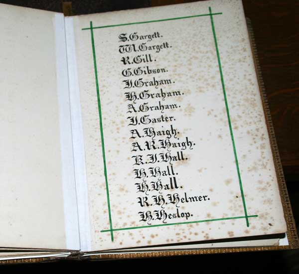 The Cotherstone Book of Remembrance (4)