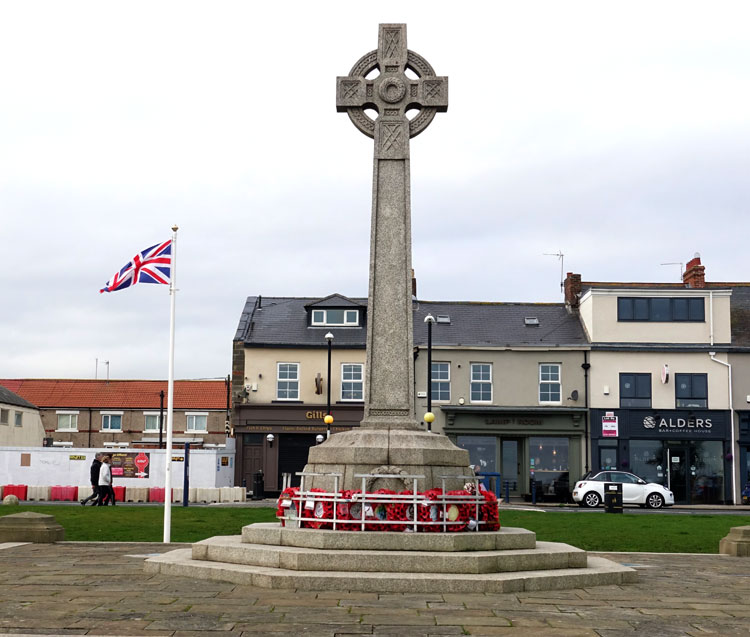 The Cenotaph on Terrace Green, Seaham. 