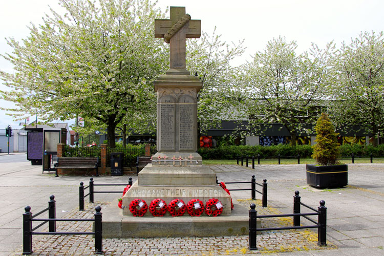 The War Memorial at Shiney Row, Co. Durham