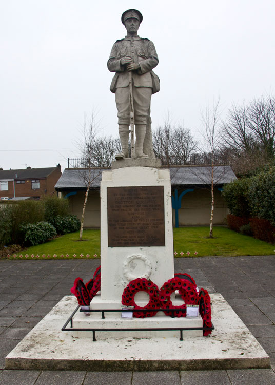 The War Memorial in Shotton Colliery, Co. Durham.