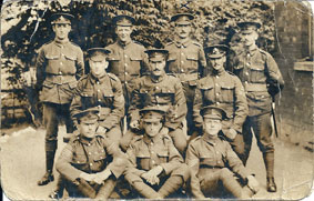 Serjeants of the 3rd Battalion the Yorkshire Regiment, - June 1917
