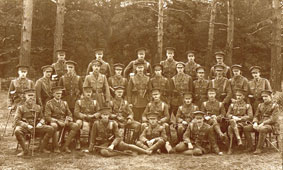 Officers of the 6th Battalion the Yorkshire Regiment, - 1915.