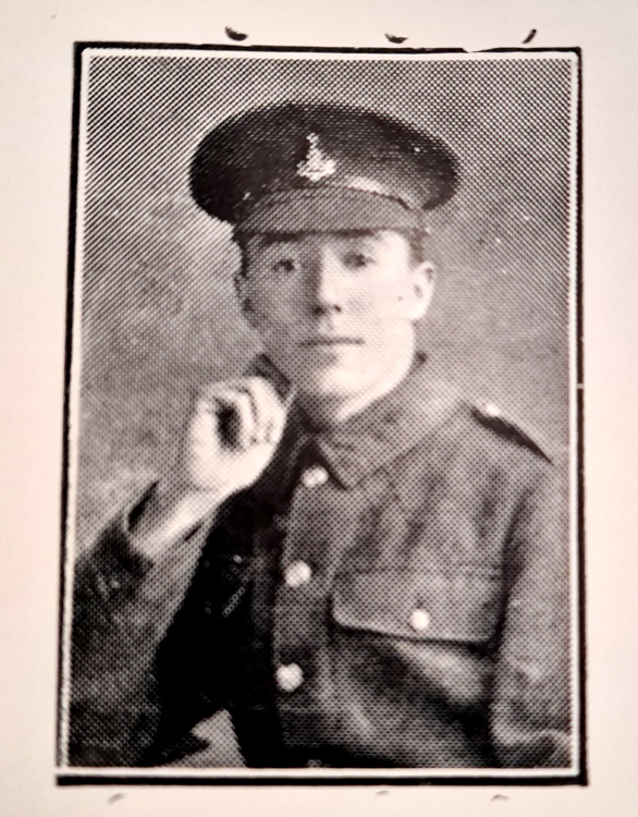 Photo from the Worksop Roll of Honour 