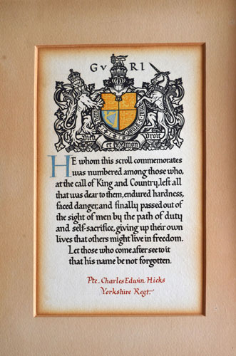 Commemorative Scroll 