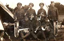 soldiers of the 4th Battalion Yorkshire Regiment, at camp before the outbreak of war