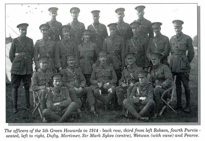 A Photograph of Sir Mark Sykes and the 5th Battalion