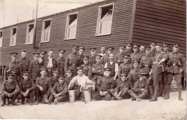 Soldiers of the Yorkshire Regiment with whom Pte Stansfield served.