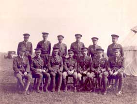 A group of 4th Battalion Officers taken after the First World War, but date unknown.