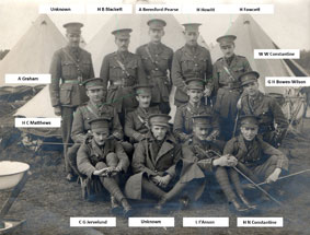 A group of 4th Battalion Officers taken before the First World War, but date unknown.