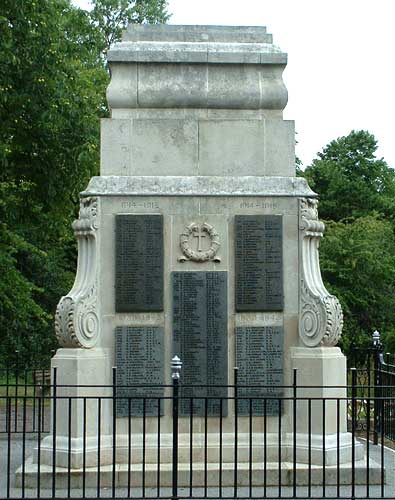 The Thornaby Cenotaph.