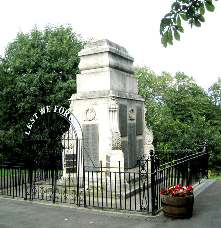 The Thornaby Cenotaph.