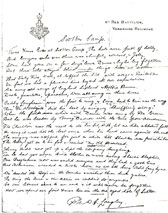 Poem written by Private Langley describing Christmas at Scotton Camp, 1916