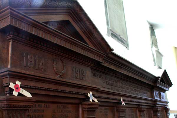 The Memorial Tablet inside St. Mary's Church, Whitby (1)