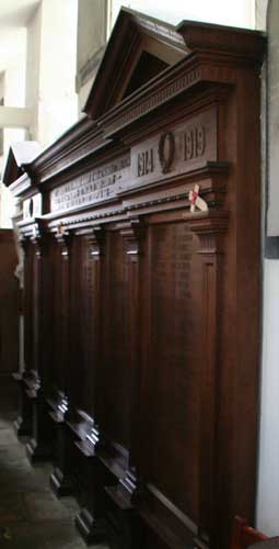 The Memorial Tablet inside St. Mary's Church, Whitby (2)