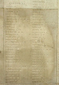 Corporals & Names "B"