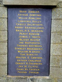 WW1 Names "A" - "C"