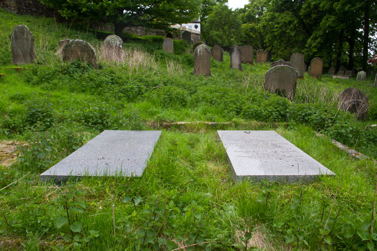 The Lodge Family Graves, with that of Colonel John William Lodge on the left