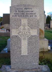 Private Alonzo Birkenshaw. 26955. 