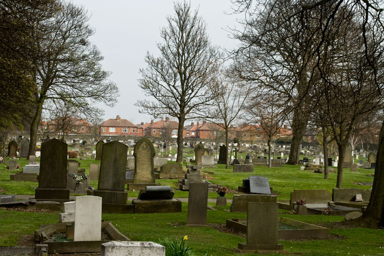 A general view of the Newcastle-upon-Tyne (Byker and Heaton) Cemetery.
