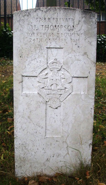 Private Joseph Thompson. 37832