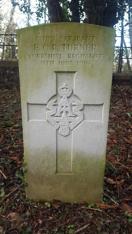 Serjeant Frederick Osborne Ricks Turner. 19197.