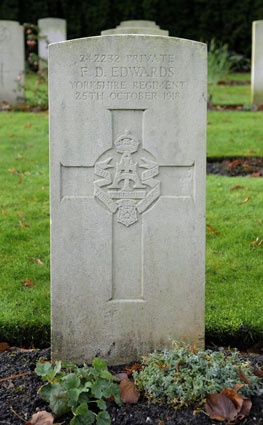 Private Frank David Edwards. 242232.
