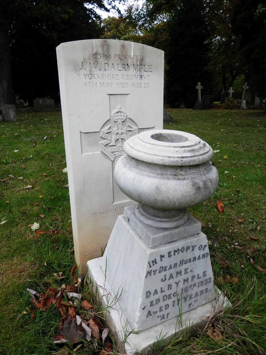 The Yorkshire Regiment War Graves, Thornaby Cemetery