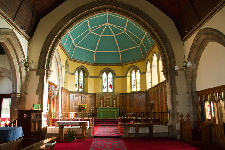 The East End and Altar of St. Matthew's Church, Newbottle.