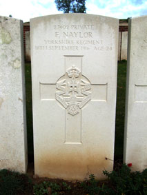 Private Fred Naylor. 27402. 