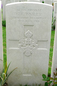 Private George Edward Bailey, 38710. 