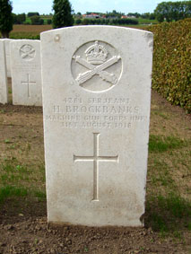 Serjeant Harry Brockbanks. 4281.