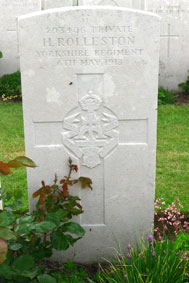 Private Henry Rolleston. 203406.
