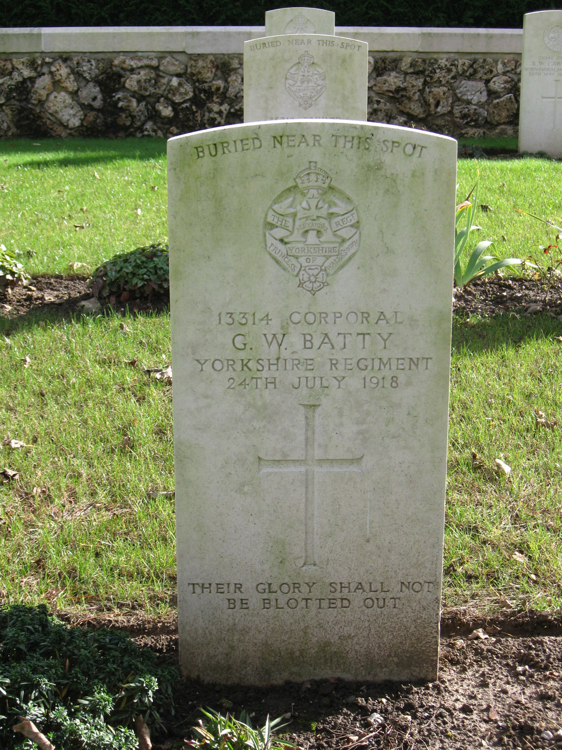 The Yorkshire Regiment War Graves