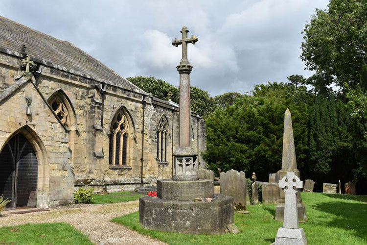 The Bainton War Memorial in St. Andrew's Churchyard