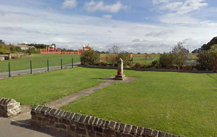 The Blacker Hill War Memorial (View in 2011).